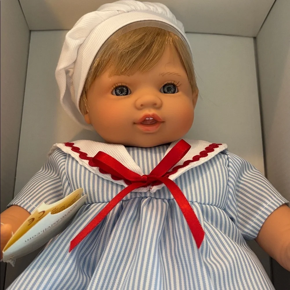 Asi Baby Doll with Striped Outfit Brand New